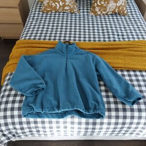 UNIQLO Women Fleece Half-Zip Jacket | Size XL (Oversized Fits L–XL)